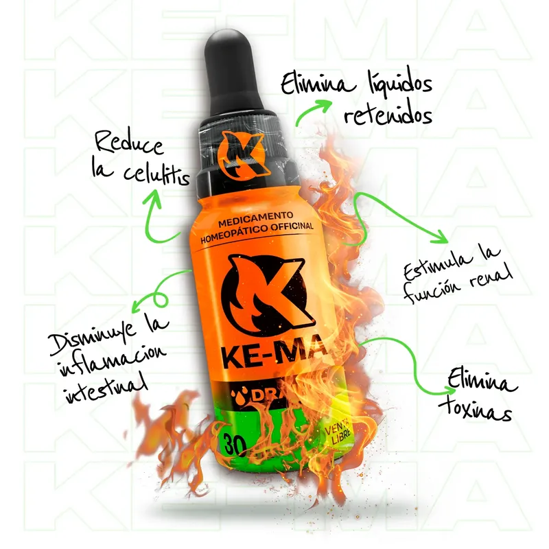 KE MA 2X – Drena, Desinflama y Activa la Quema de Grasa